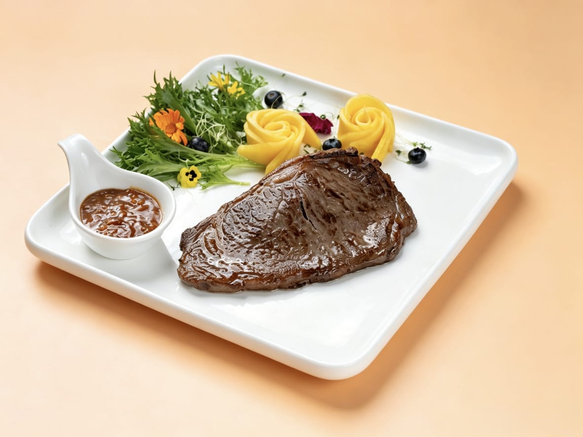 尚粤香煎和牛 (MB4-5) | Shaang Pan-Fried Wagyu Striploin (MB4-5) | Signature Cantonese Dish